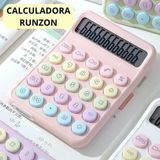 Runzon Renkli Hesap Makinesi Yuvarlak Uçlu 12 Hane Mavi Rz-822 (5067)