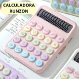 Runzon Renkli Hesap Makinesi Yuvarlak Uçlu 12 Hane Mavi Rz-822 Go53/05679