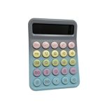 Runzon Renkli Hesap Makinesi Yuvarlak Uçlu 12 Hane Mavi Rz-822