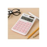 Runzon RZ.320 12 Haneli Masaüstü Güneş Enerjili Hesap Makinesi, Pembe