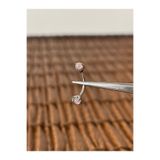 Rupen Kraft 322 L Cerrahi Çelik Doğal Taşlı Kaş Kulak Snug Helix Kıkırdak Daith Conch Rook Tragus Piercing