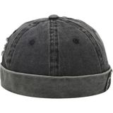 Rupen Kraft Ayarlanabilir Vintage Cap Yıkamalı Takke Şapka Eskitme Cap Eskitme Takke Şapka Hip Hop Şapka - Standart - Siyah