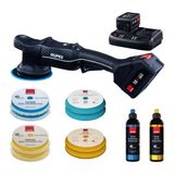 Rupes Ibrid HLR21 Kit – Çift Bataryalı Orbital Polisaj Makinesi Seti