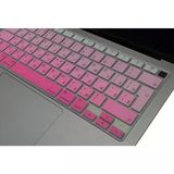 Rusça Klavye Koruyucu Macbook Air M1 Kılıfı (Touchıd'li Air) A2179 A2337 İle Uyumlu Gradient