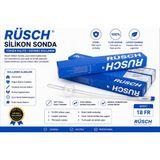 Rüsch Silikon Foley Sonda Steril Çift Yollu Idrar Kateteri 18 Fr 1 Adet