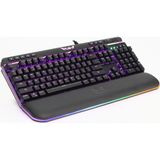 Rush Cobalt Kablolu Mekanik Oyuncu Klavyesi RGB Aydınlatmalı Mavi Tuş Formu Oyun Amacıyla