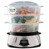 Russell Hobbs 23560-56 Dijital Ekran+Programlanabilir Zamanlayıcı 3 Bulaşık Makinesinde Yıkanabilir Buharlayıcı+Pirinç Kasesi+8 Yumurta Tutucu Bpa İçermez 10.5 lt Dijital Buharlı Pişirici