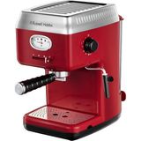 Russell Hobbs 28250-56 Espresso Kahve Makinesi, Retro Kırmızı Süzgeç, 15 Bar, 2 Fincan Başlığı, 1.1 - Renkli
