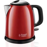 Russell Hobbs Colours Paslanmaz Çelik Krem Su Isıtıcısı 2400 W, Hızlı Kaynatma Fonksiyonu - Kırmızı