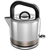 Russell Hobbs Distinctions 26422-70 su ısıtıcısı [1,5 l] paslanmaz çelik titanyum (hızlı pişirme fonksiyonu, çıkarılabilir kireç filtresi, optimize edilmiş dökme ağzı, dış su seviyesi göstergesi) çay