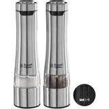Russell Hobbs Elektrikli Tuz ve Karabiber Öğütücü Seti, Baharat Değirmenleri, Paslanmaz Çelik - Çok Renkli