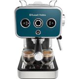 Russell Hobbs Espresso Makinesi Paslanmaz Çelik Okyanus Mavisi