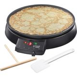 Russell Hobbs Krep Tavası, Krep Tavası, Krep, Yapışmaz Izgara, Ayarlanabilir Sıcaklık, 1000 W, Spatula ve Krep Aksesuarı Dahil, Paslanmaz Çelik, 20920-56