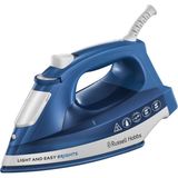 Russell Hobbs Light & Easy Buharlı Ütü, Seramik-Buegelsohle, Ekstra-Şok Buhar Çıkışı:, 2400 W Mavi 2 - Turuncu