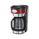 Russell Hobbs Retro Ribbon Kırmızı Cam Sürahili Kahve Makinesi 1 Lt Kapasiteli Lt 21700-56/Rh