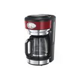 Russell Hobbs Retro Ribbon Kırmızı Cam Sürahili Kahve Makinesi