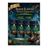 Russet 4 Adet Şeker İlavesiz Sütlü Çikolata 100 g Stevia Tatlandırıcılı Şekersiz Atıştırmalık