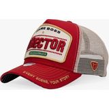 RustandRich Kadın Erkek Kırmızı Trucker Şapka Professional Collection Director - Standart