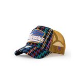 RustandRich Kadın Erkek Şapka City'S Collection Havana - Trucker Hat, Standart, RR03029, Sarı, Unisex Yetişkin