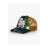 RustandRich Kadın Erkek Yeşil Trucker Şapka Art Collection Frida