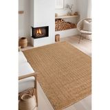 Rusticana 3107 Naturel Jüt Halı Modern Örme Kilim RUSTICANA_3107 - Kahverengi - 140 x 200 cm