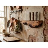 Rusticwood El Yapımı, Doğal Ahşap, Ceviz Ağacı, Rustic Bıçak Standı-Mutfak Organizeri - 1