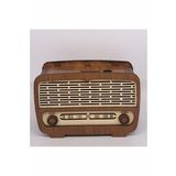 Rustik Ahşap Radyo Kumbara
