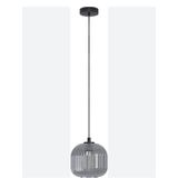 RUSTİK FÜME AVİZE 20CM SPOR TEKLİ AVİZE cafe salon koridor yatak odası MYL003316