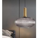 RUSTİK FÜME SARKIT AVİZE 25CM BRONZ ASKILI SPOR TEKLİ AVİZE MYL003319