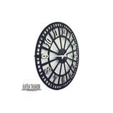 RUSTİK LATİN BÜYÜK BOY DUVAR SAATİ SILVER 70CM