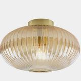 rustik retro vintage bal camlı tavan avize armatür 30 cm cam avize MYL003474