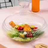 Rustik Salata Kasesi - Büyük Boy 26 cm ve Ayaklı Pasta Kek Standı 33 cm