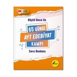 Rüştü Hoca Yayınları 65 Günde AYT Edebiyat Kamp Kitabı 12. Sınıf 272 Sayfa Sınav Hazırlığı