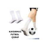 RUTBİL SPORTS Kaydırmaz Silikon Tabanlı Futbol Çorabı Kauçuk Taban Dikişsiz Sporcu Çorap Tozluk Halısaha