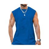RUTBİL SPORTS SIFIR KOL BİSİKLET YAKA TANK TOP ATLET-FİTNESS ATLET- SPOR T-ŞORT-SPOR ATLET-GYM ATLET BOL KESİM BOLSIFIR