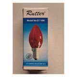 RUTTER 10W E14 DUY GECE LAMBASI, TUZ LAMBASI AMPULU KIRMIZI 1 ADET