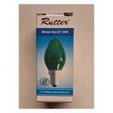 RUTTER 10W E14 DUY GECE LAMBASI, TUZ LAMBASI AMPULU YEŞİL 1 ADET