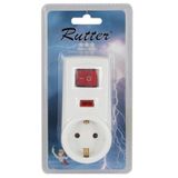 Rutter Akım Korumalı Tekli Priz Çocuk Koruma Anahtarlı 323022