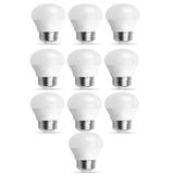 RUTTER RT-1090 7W Led Ampul E27 Mini Top Beyaz-6500K 10 Adet Minik Avize Lambası