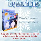 Rutubet Nem Giderici Emici Kötü Koku Küf Ve Korozyon Önleyici 1 Kutu 2 Paket 1 Kg