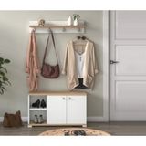 Ruum Store Vestiyer Ayakkabılık By Doğtaş - Ahşap - Beyaz