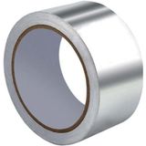 Ruvitape Alüminyum Folyo Düz Bant 72 mm x 25 m Çoklu Pkt Yanmaz Tamir İzolasyon Aspiratör Davlumbaz Egzost Flex Boru Soba Boru Bandı - 5 ADET