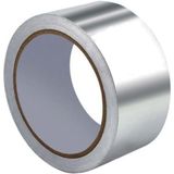 Ruvitape Alüminyum Folyo Düz Bant 72 mm x 25 M Yanmaz Folyo Bant Tamir Izolasyon ,aspiratör, Davlumbaz, Egzost Flex Boru Soba Boru Bandı