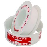 Ruvitape Teflon Bant 12 mm x 10 Metre - 5 Adet - Beyaz