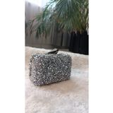 RUXENE ARE TAŞ DETAY ZİNCİR ASKI FONKSİYONLU CLUTCH KADIN ABİYE GECE EL ÇANTASI