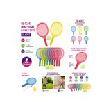 Rüya Gezegeni 12 Takım Oyuncak Plastik Tenis Raketi Karne Hediyesi Doğum Günü Hediyelik 16 cm Mini Boy (12 Set)