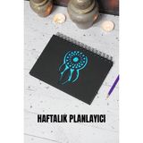 Rüya Kapanı Ahşap Plan Defteri - Ajanda - Haftalık Planlayıcı (Ahşap Rengi Siyah) A5