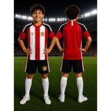 Rüya Vadisi Çocuk Halı Saha Futbol Forması Seti Kırımızı-Beyaz1 Forma+Şort+Çorap - 9 - 10 Yaş - Kırmızı - Beyaz