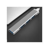 Ruzay 4 Port 3.0 USB Hub Çoklayıcı - Gümüş