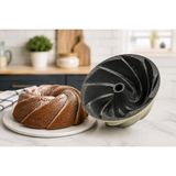 Rüzgar Gülü Model Döküm Kek Kalıbı – Göbekli Bundt – 24 cm Çap, 9 cm Derinlik – Yapı - 0,60 x 19 x 29 cm